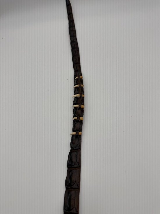 Vintage Alligator Teeth Belt Tribal Style main image 4